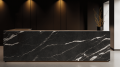 Ресепшен из кварцевого агломерата Marquina (Маркина)